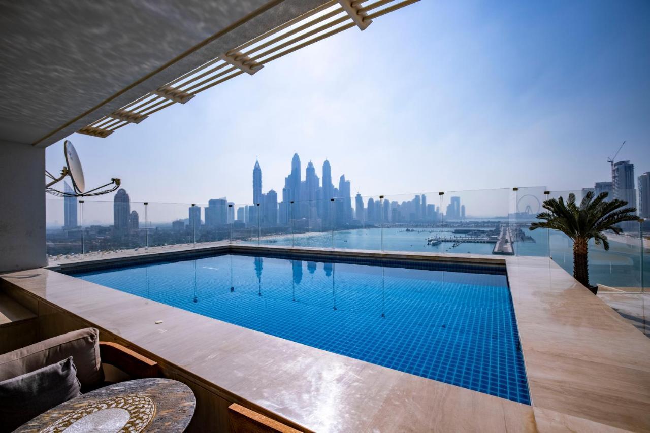 Five Palm Jumeirah 2Br Luxury Penthouse , Full Marina See View With Private Pool Dubaj Kültér fotó