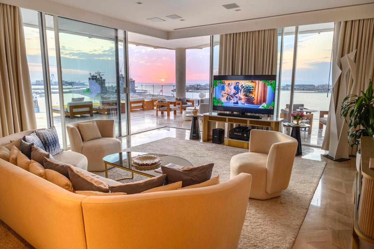 Five Palm Jumeirah 2Br Luxury Penthouse , Full Marina See View With Private Pool Dubaj Kültér fotó