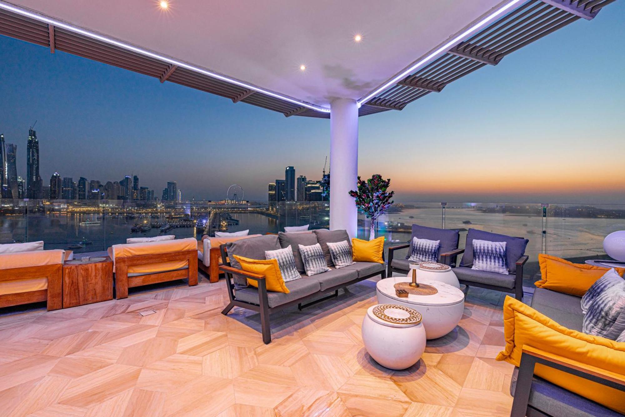Five Palm Jumeirah 2Br Luxury Penthouse , Full Marina See View With Private Pool Dubaj Kültér fotó