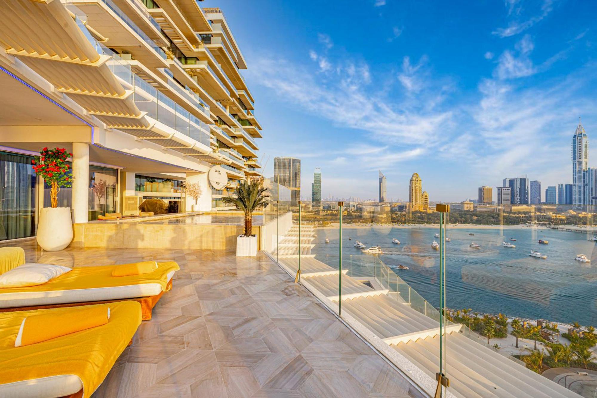 Five Palm Jumeirah 2Br Luxury Penthouse , Full Marina See View With Private Pool Dubaj Kültér fotó