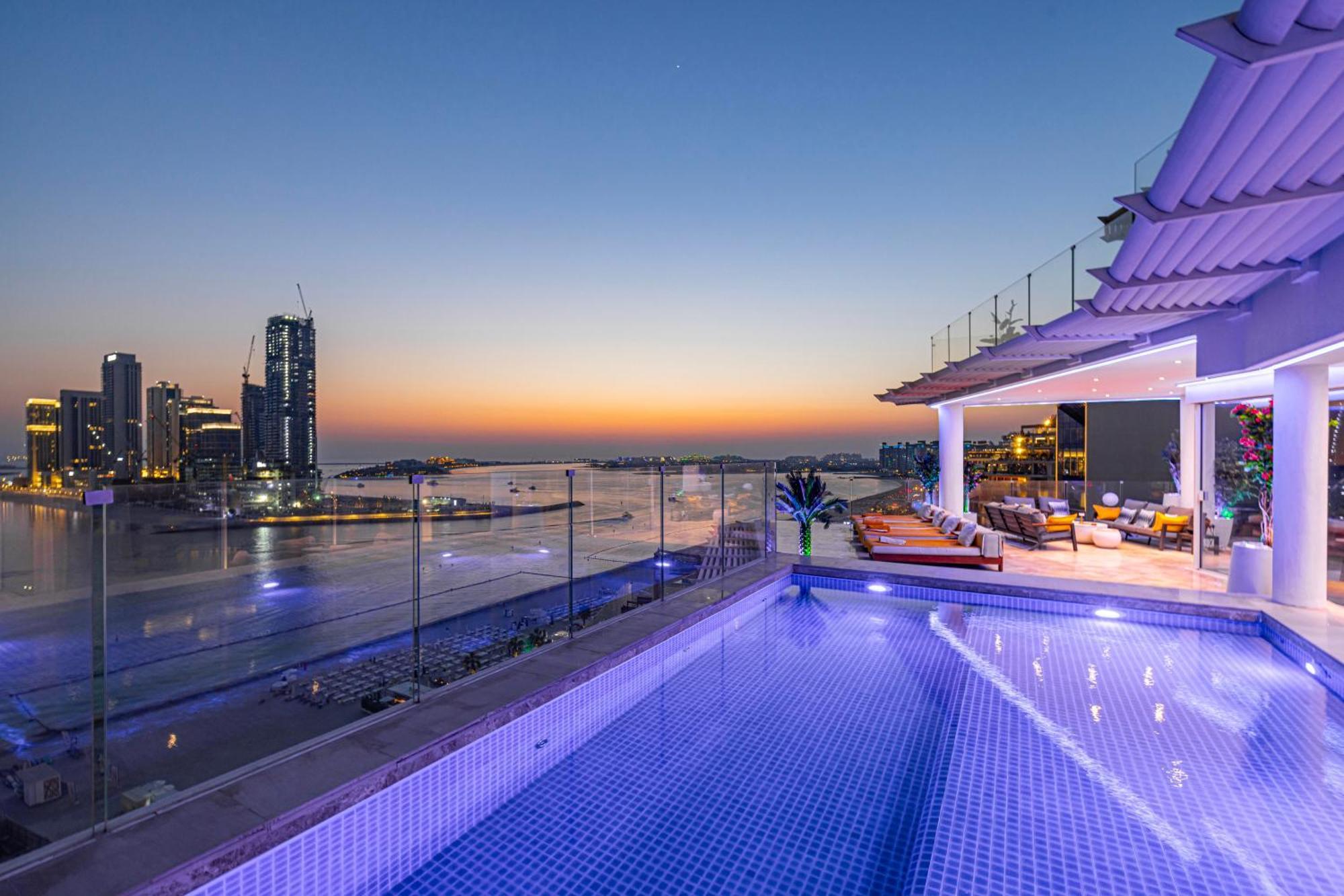Five Palm Jumeirah 2Br Luxury Penthouse , Full Marina See View With Private Pool Dubaj Kültér fotó