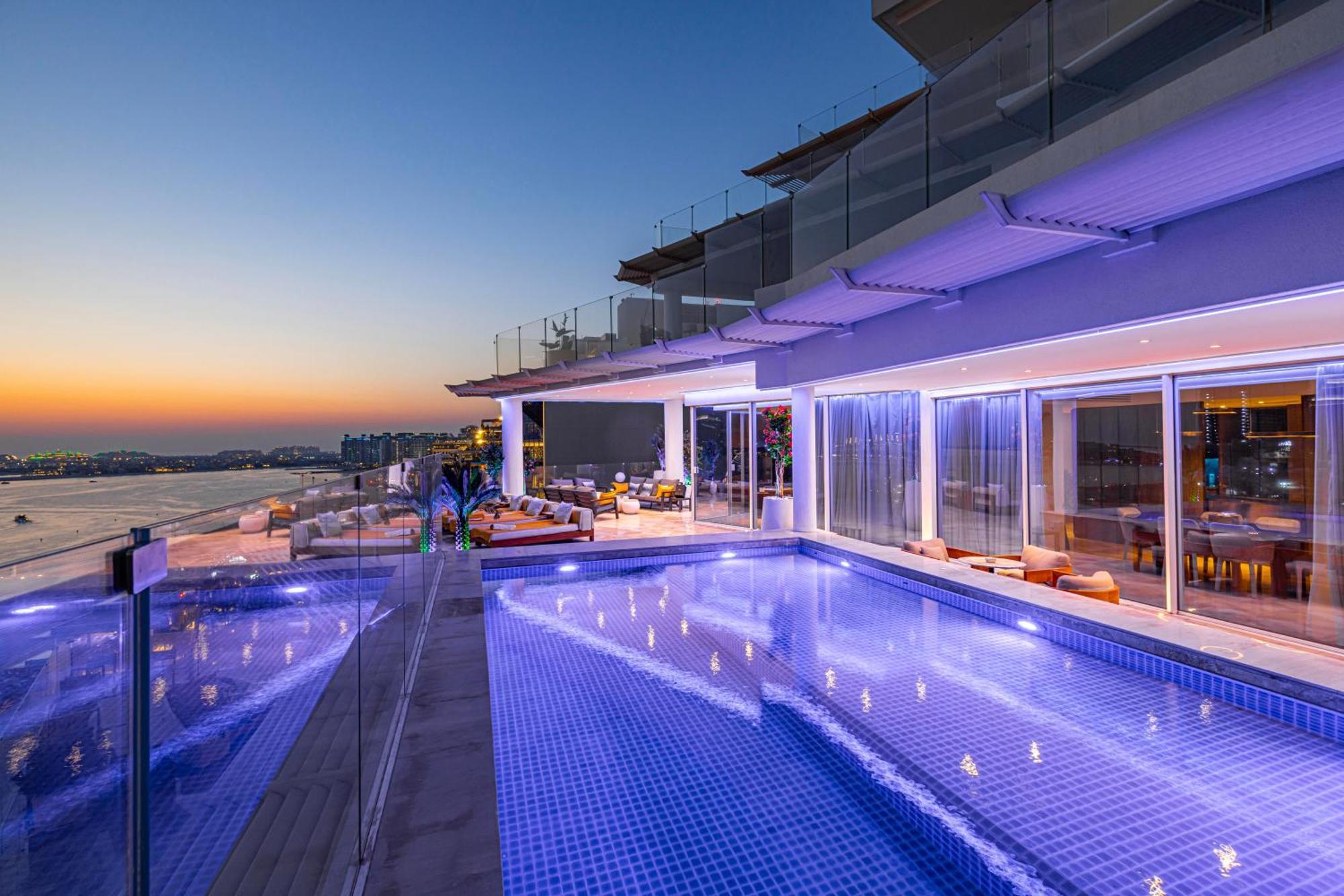 Five Palm Jumeirah 2Br Luxury Penthouse , Full Marina See View With Private Pool Dubaj Kültér fotó