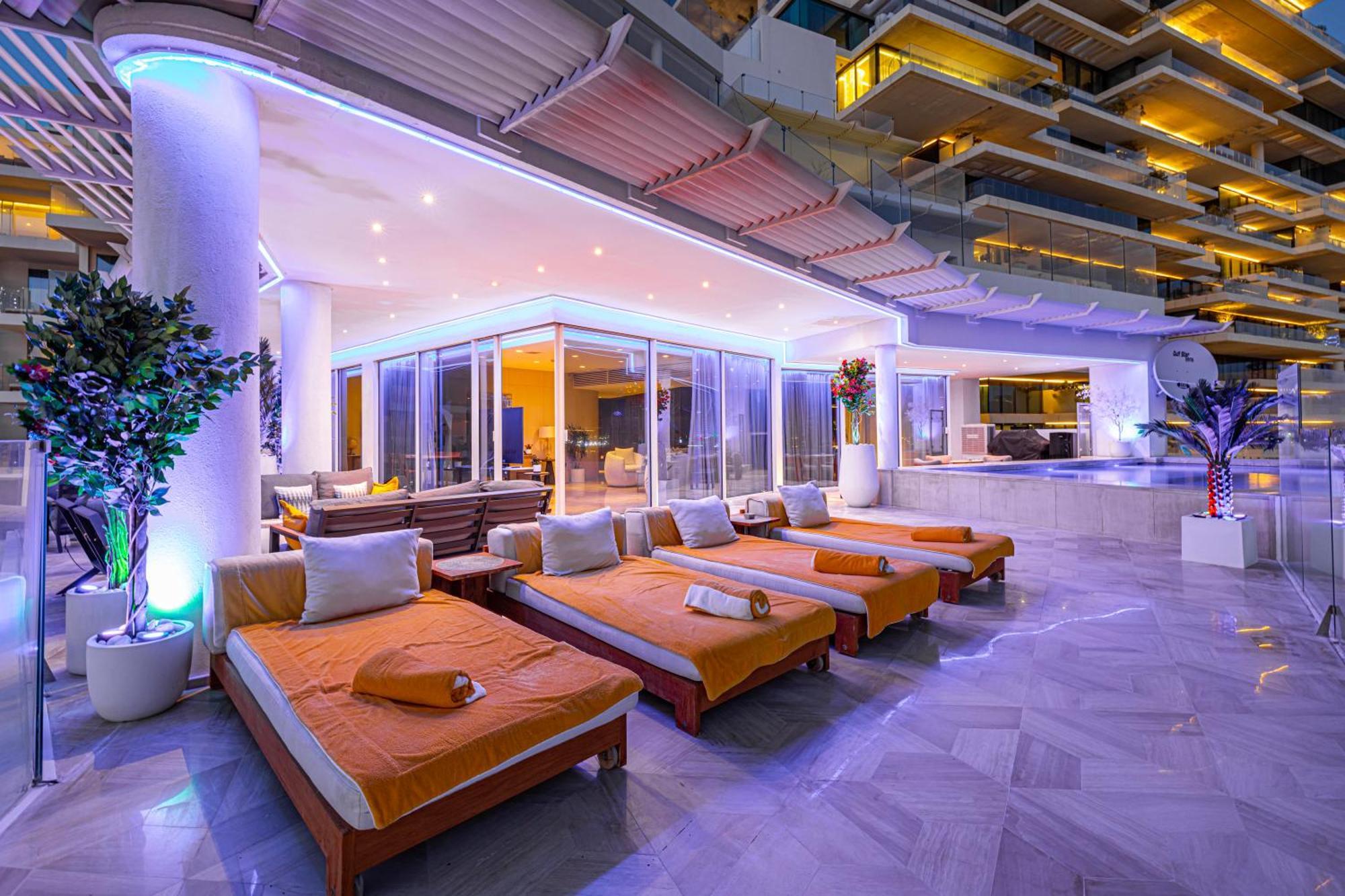 Five Palm Jumeirah 2Br Luxury Penthouse , Full Marina See View With Private Pool Dubaj Kültér fotó
