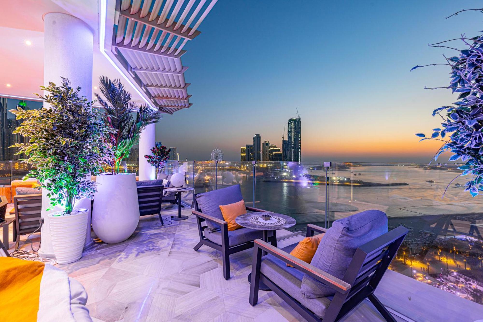 Five Palm Jumeirah 2Br Luxury Penthouse , Full Marina See View With Private Pool Dubaj Kültér fotó